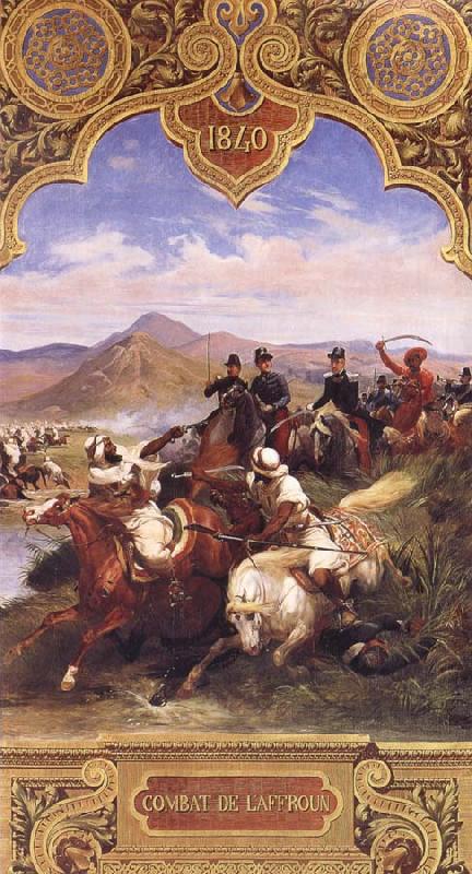 Horace Vernet The Battle Below the hills of Affroun